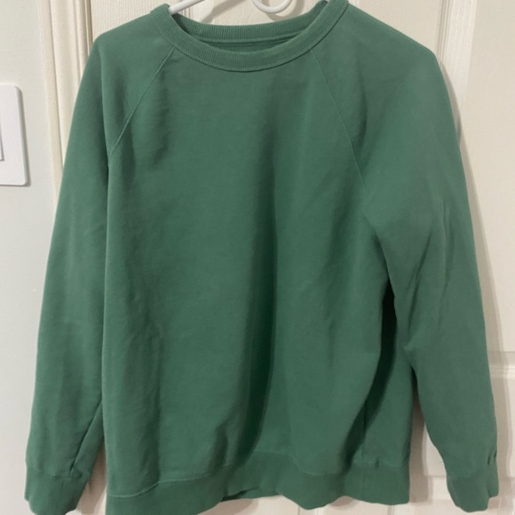 Jade Green Long-sleeve Crewneck - Picture 2 of 3